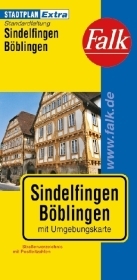 Falk Stadtplan Extra Sindelfingen, B&ouml;blingen