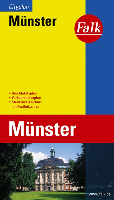 Falk Cityplan M&uuml;nster 1:20 000