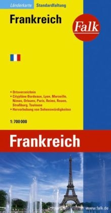 Falk Länderkarte Frankreich 1:700 000