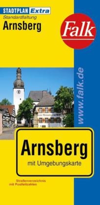 Falk Stadtplan Extra Standardfaltung Arnsberg 1:21 000