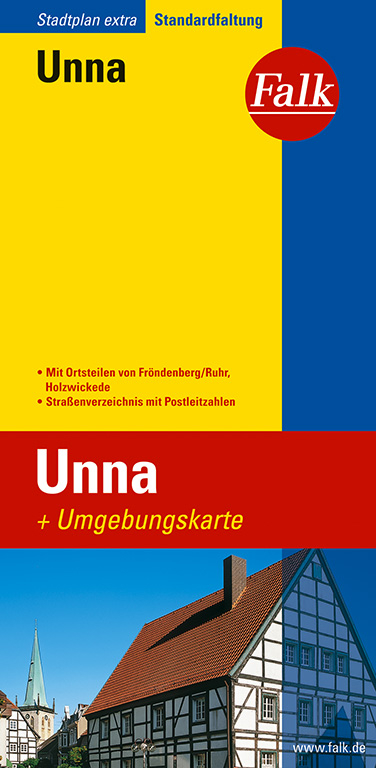 Falk Stadtplan Extra Standardfaltung Unna 1:17 000