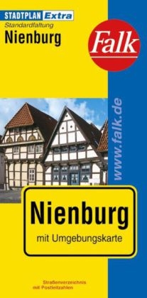 Falk Stadtplan Extra Standardfaltung Nienburg 1:17 000