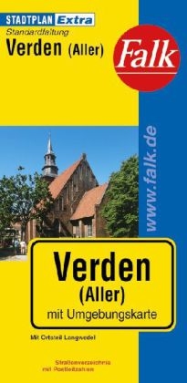 Falk Stadtplan Extra Standardfaltung Verden (Aller) mit Ortsteilen von Bodenheim