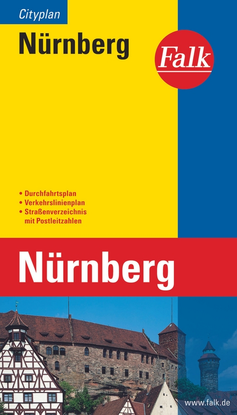 Falk Cityplan N&uuml;rnberg 1:20.000