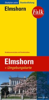 Falk Stadtplan Extra Standardfaltung Elmshorn 1:17 000