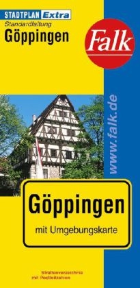 Falk Stadtplan Extra Standardfaltung Göppingen mit Ortsteilen von Eislingen/Fils