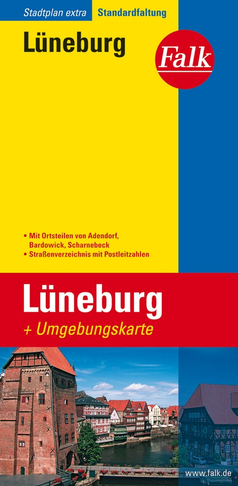 Falk Stadtplan Extra L&uuml;neburg 1:15.000
