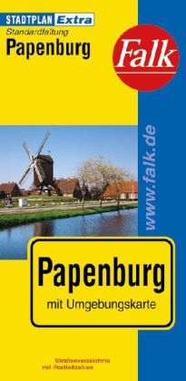 Falk Stadtplan Extra Standardfaltung Papenburg 1:16 500