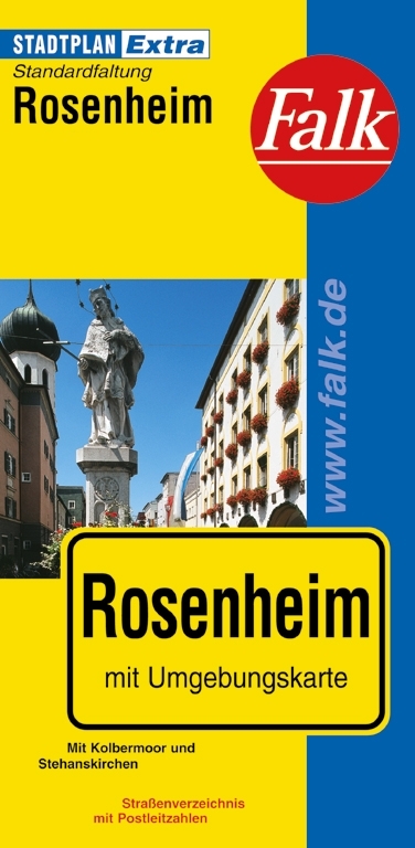 Falk Stadtplan Extra Rosenheim 1:15 000