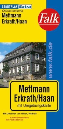 Falk Stadtplan Extra Standardfaltung Mettmann, Erkrath/Haan mit Ortsteilen von H