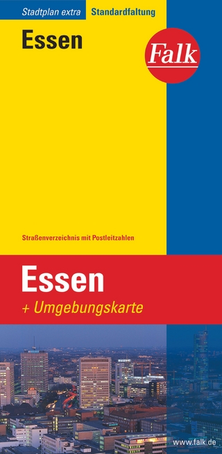 Falk Stadtplan Extra Standardfaltung Essen 1:21 000