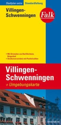 Falk Stadtplan Extra Standardfaltung Villingen-Schwenningen mit Ortsteilen von B