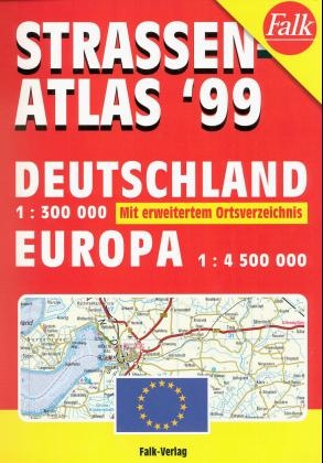 Falk Plan Straßenatlas 2000, Deutschland, Europa