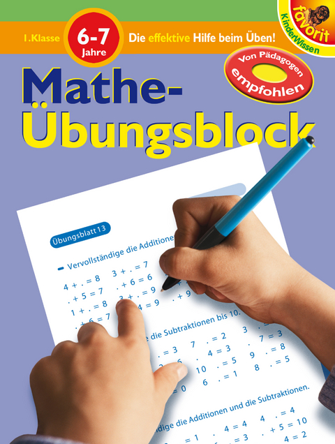 Mathe-&Uuml;bungsblock, 6-7 Jahre