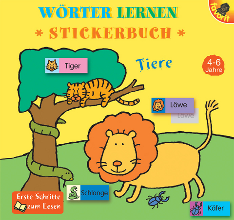 W&ouml;rter Lernen - Stickerbuch - Michael Markus