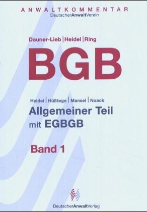 AnwaltKommentar BGB. Gesamtausgabe - Inga K Zillmer, Gerhard Wagner, Ulrich Wackerbarth, Michael St&uuml;rner, Markus Stoffels, Andreas Staffhorst, Robert Siegh&ouml;rtner, Martin Schwab, G&ouml;tz Schulze, Hans Schulte-N&ouml;lke, K Jan Schiffer, Gerhard Ring, Thomas Raab, Thomas von Plehwe, Ulrich Noack, Mark Niehuus, Heinz P Mansel, Peter Mankowski, Daniel Lochner, Dirk Looschelders, Stefan Leible, Herbert Krumscheid, Ludwig Kroiss, Sascha Kremer, Stefan Koos, Friedrich Klein-Blenkers, Peter Huber, Jochen Hoffmann, Thomas Heidel, Urs P Gruber, Martin Gebauer, Manfred Fuchs, Robert Freitag, Andreas Feuerborn, Florian Faust, Diederich Eckardt, Rupert Doehner, Christine Budzikiewicz, Kai Bischoff, Daniela Bergdolt, Christoph Benicke, Christian Baldus, Marianne Andrae, Thomas Ackermann