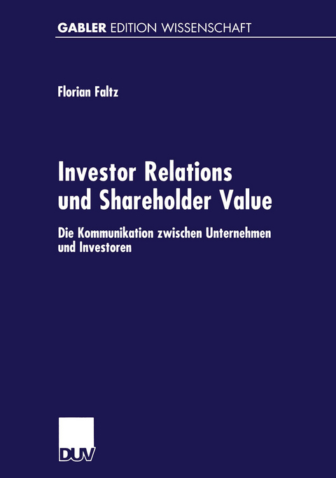 Investor Relations und Shareholder-Value