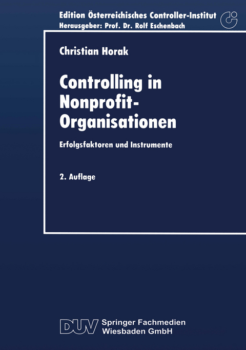 Controlling in Nonprofit-Organisationen - Christian Horak