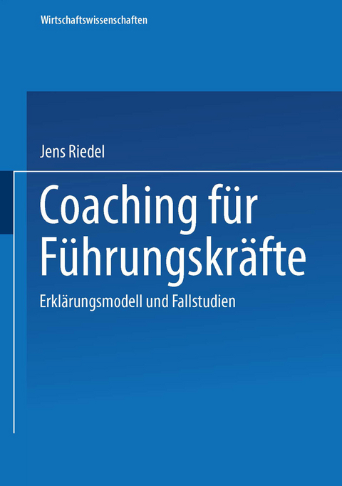 Coaching f&uuml;r F&uuml;hrungskr&auml;fte - Jens Riedel