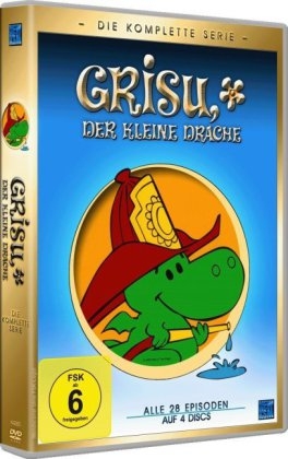 Grisu, der kleine Drache - Gesamtbox, 4 DVDs