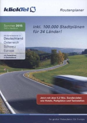 klickTel Routenplaner Sommer 2015, 1 CD-ROM