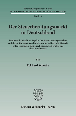Der Steuerberatungsmarkt in Deutschland.