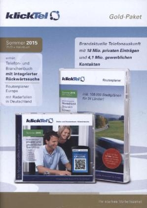 klickTel Gold-Paket Sommer 2015, 1 DVD-ROM