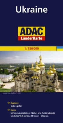ADAC LänderKarte Ukraine 1:750 000