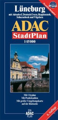 ADAC StadtPlan L&uuml;neburg mit Adendorf, Deutsch Evern, Reppenstedt, Scharnebeck un