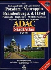 ADAC Stadtatlas Potsdam, Neuruppin, Brandenburg a.d.Havel