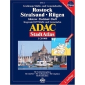 ADAC Stadtatlas Rostock, Stralsund, R&uuml;gen