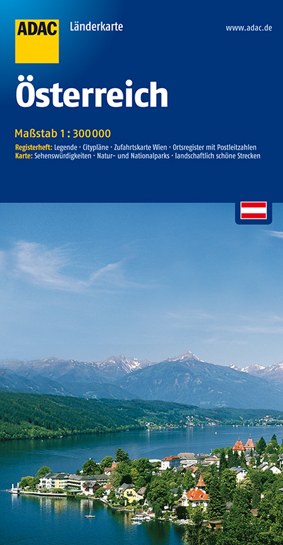 ADAC L&auml;nderKarte &Ouml;sterreich 1:300 000