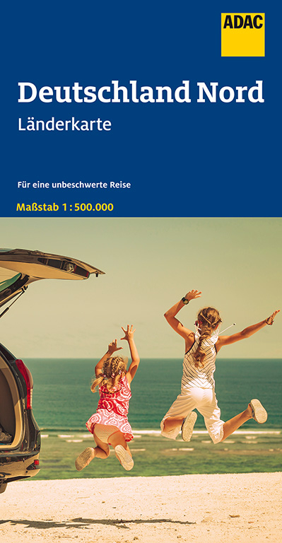 ADAC L&auml;nderKarte Deutschland Nord 1:500 000