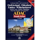 ADAC Stadtatlas Ostfriesland, Oldenburg, Emden, Wilhelmshaven
