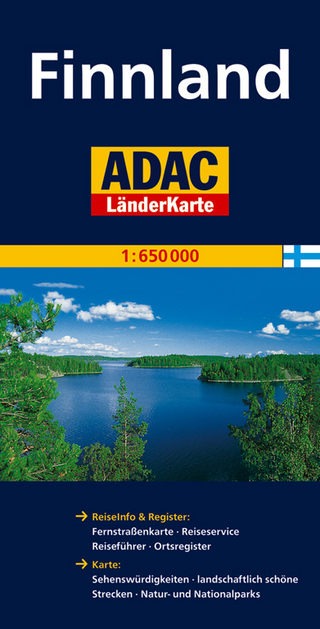 ADAC LänderKarte Finnland 1:650 000