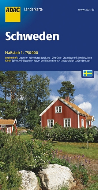 ADAC LänderKarte Schweden 1:750 000