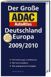 Der Gro&szlig;e ADAC AutoAtlas Deutschland /Europa 2009 /2010