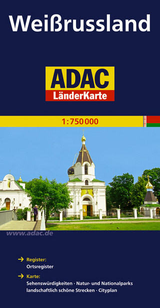 ADAC LänderKarte Weißrussland 1:750 000