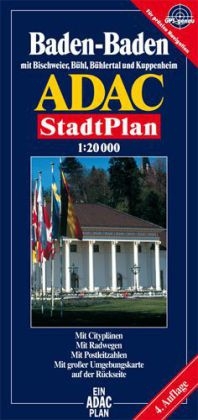 ADAC StadtPlan Baden-Baden mit Bischweier, B&uuml;hlertal, H&uuml;gelheim, Iffezheim, Kupp