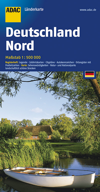 ADAC LänderKarte Deutschland Nord 1:500 000