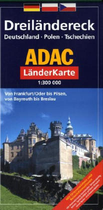 ADAC Regionalkarte Dreiländereck - Deutschland, Polen, Tschechien
