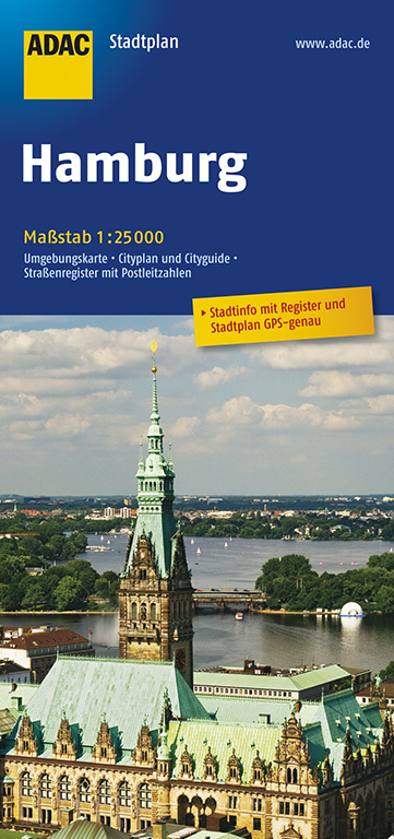 ADAC StadtPlan Hamburg 1:25 000