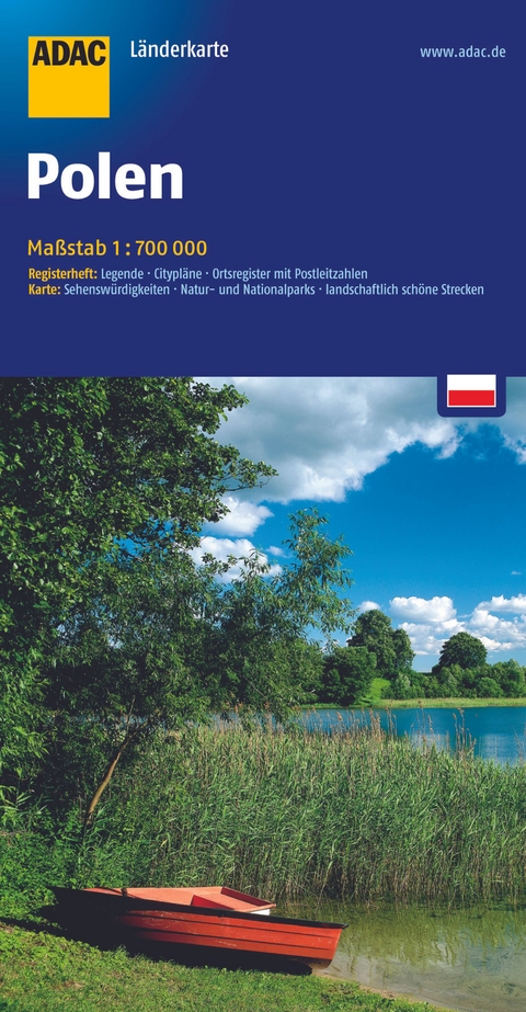 ADAC L&auml;nderkarte Polen 1:700.000