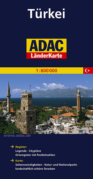 ADAC LänderKarte Türkei 1:800 000