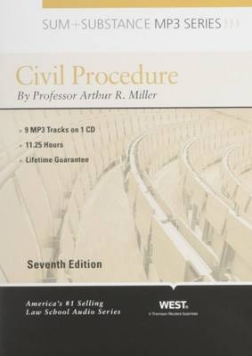 Sum and Substance Audio on Civil Procedure - Arthur Miller