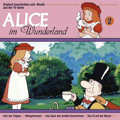 Alice im Wunderland - CD / Klüngelrennen /Das Haus des weißen Kaninchens /Das Ei auf der Mauer - Lewis Caroll
