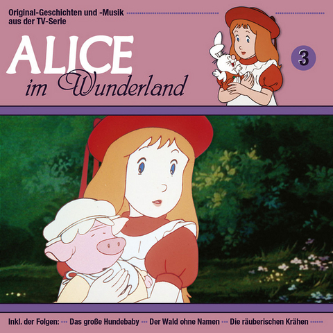 Alice im Wunderland - CD / Das große Hundebaby /Der Wald ohne Namen /Die räuberischen Krähen - Lewis Caroll