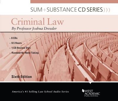 Sum and Substance Audio on Criminal Law - Joshua Dressler