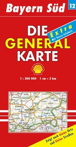 Generalkarte Deutschland Extra. 1:200000 / Bayern S&uuml;d