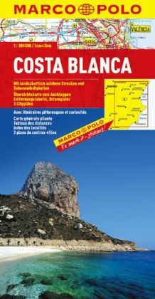 MARCO POLO Karte Spanien Blatt 6 Costa Blanca 1:300 000